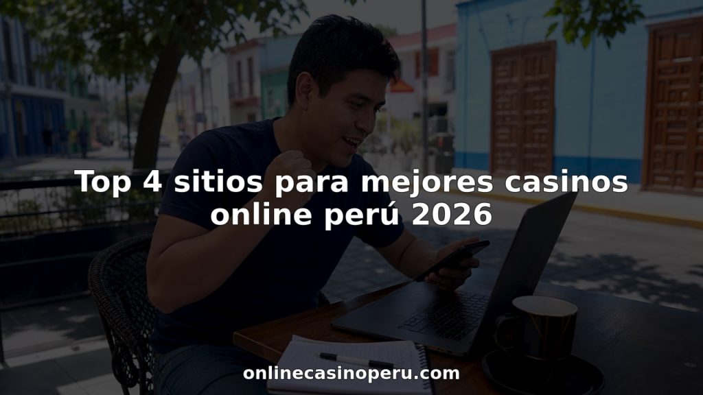 Peruano disfrutando de juegos de casino online desde la comodidad de su hogar